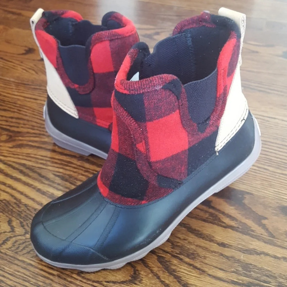 Sperry Syren Cove Wool Chelsea Buffalo Check Boot - Picture 7 of 11